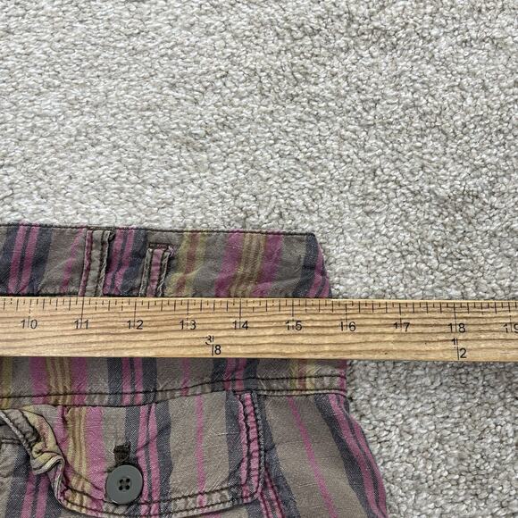 Free People Morning Rain Shorts Womens Size 4 Button Fly Boho Raw Hem 65-30 - Picture 5 of 7